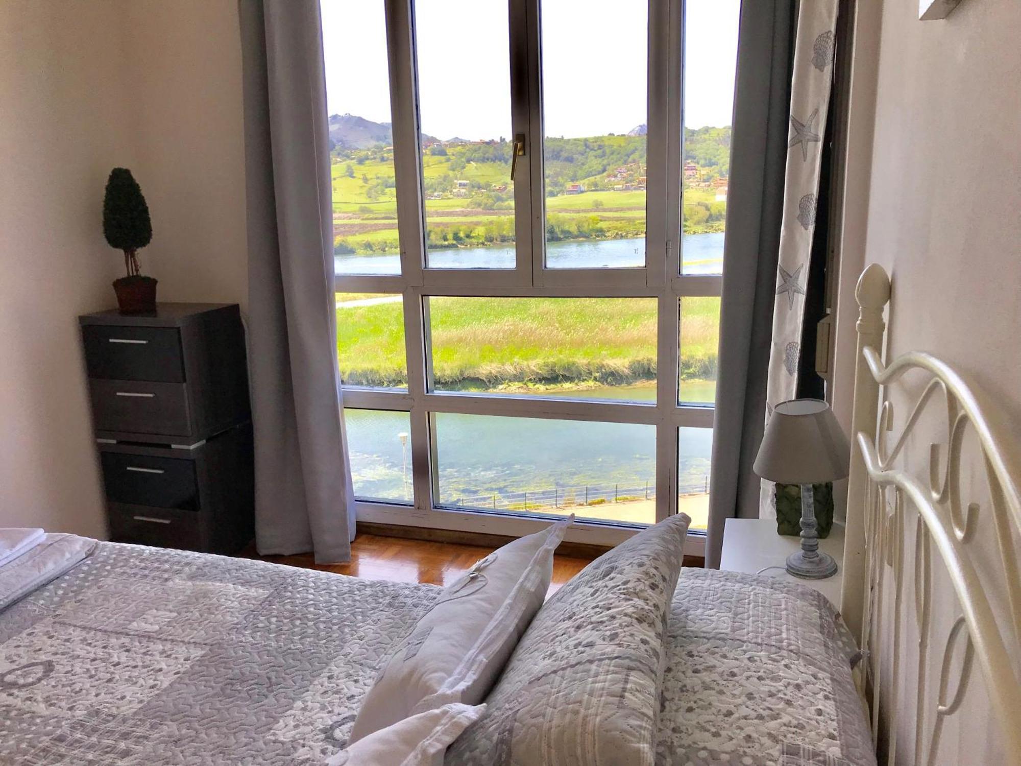Apartamento con vistas espectaculares al rio Sella Ribadesella Exterior foto