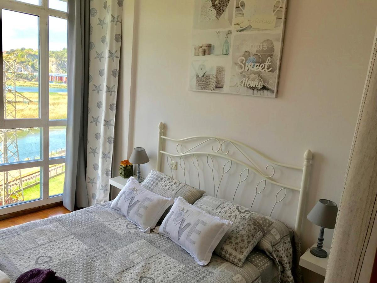 Apartamento con vistas espectaculares al rio Sella Ribadesella Exterior foto