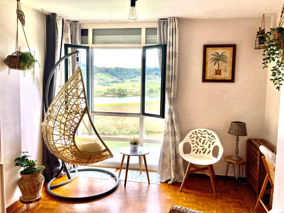 Apartamento con vistas espectaculares al rio Sella Ribadesella Exterior foto