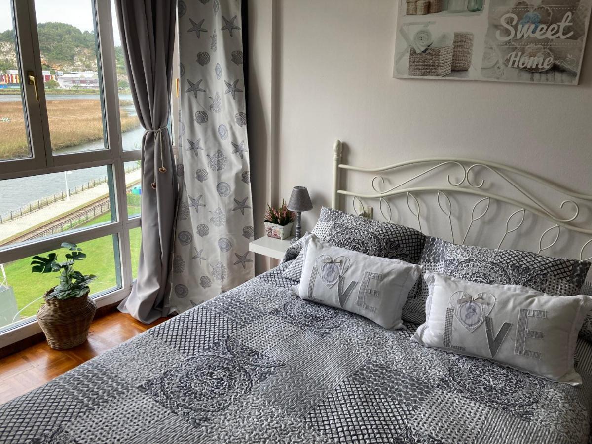Apartamento con vistas espectaculares al rio Sella Ribadesella Exterior foto