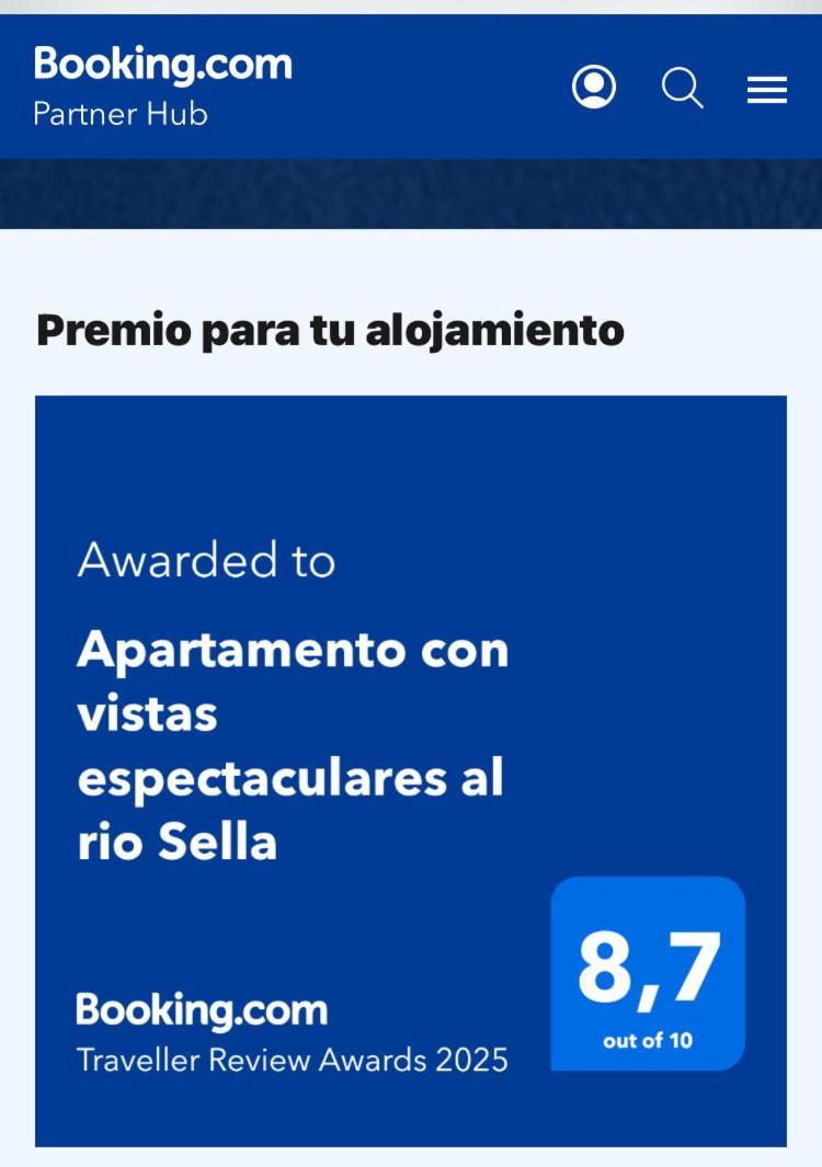 Apartamento con vistas espectaculares al rio Sella Ribadesella Exterior foto