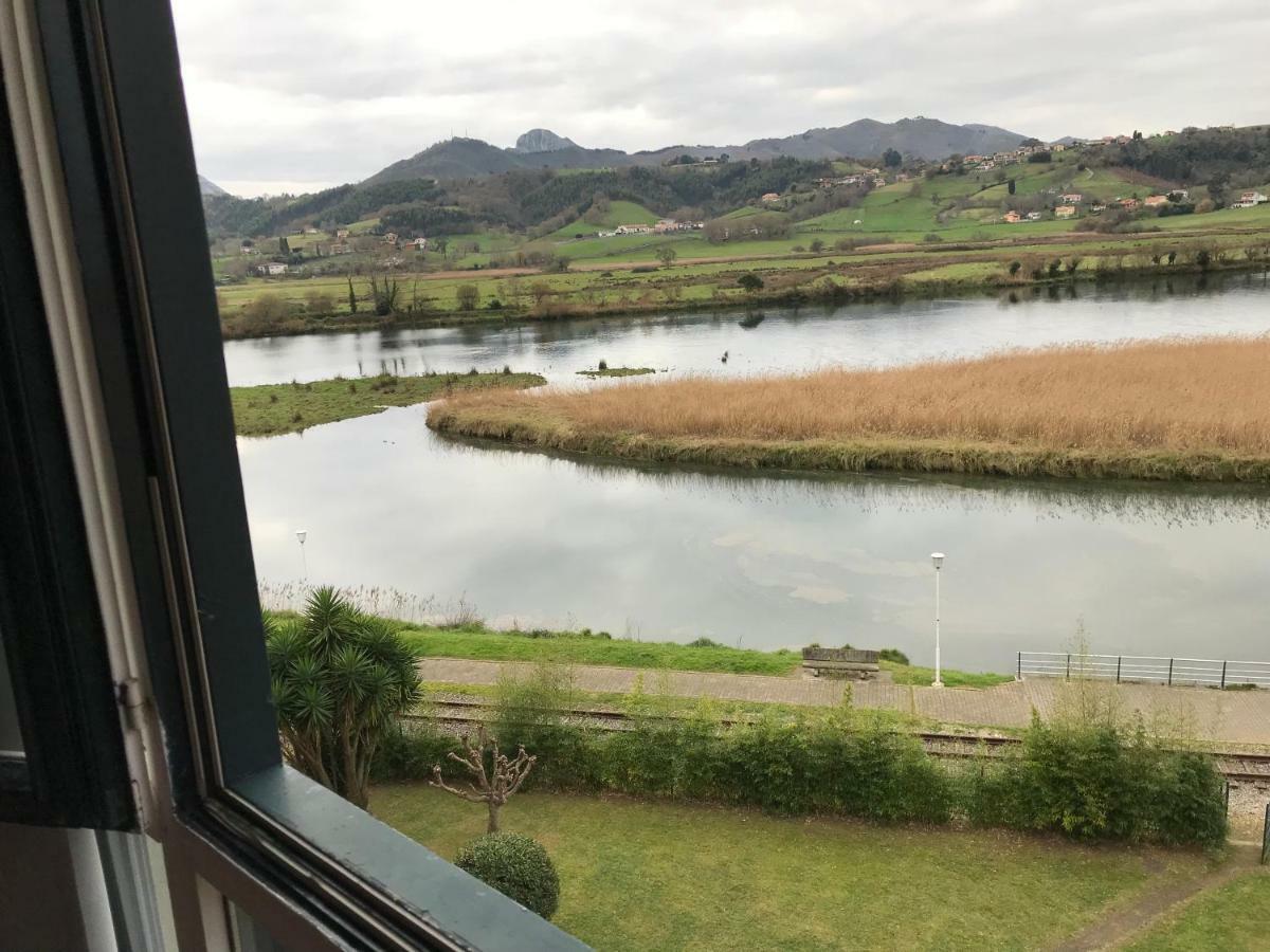Apartamento con vistas espectaculares al rio Sella Ribadesella Exterior foto