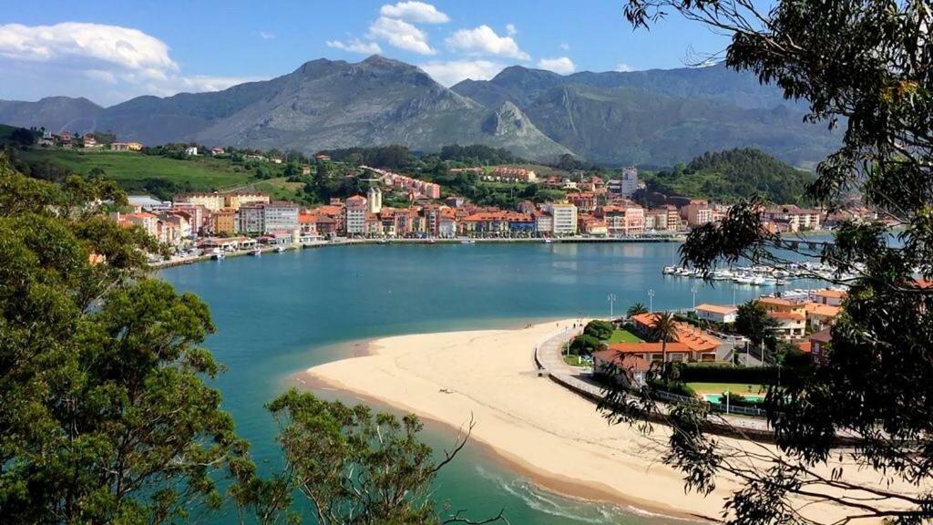 Apartamento con vistas espectaculares al rio Sella Ribadesella Exterior foto